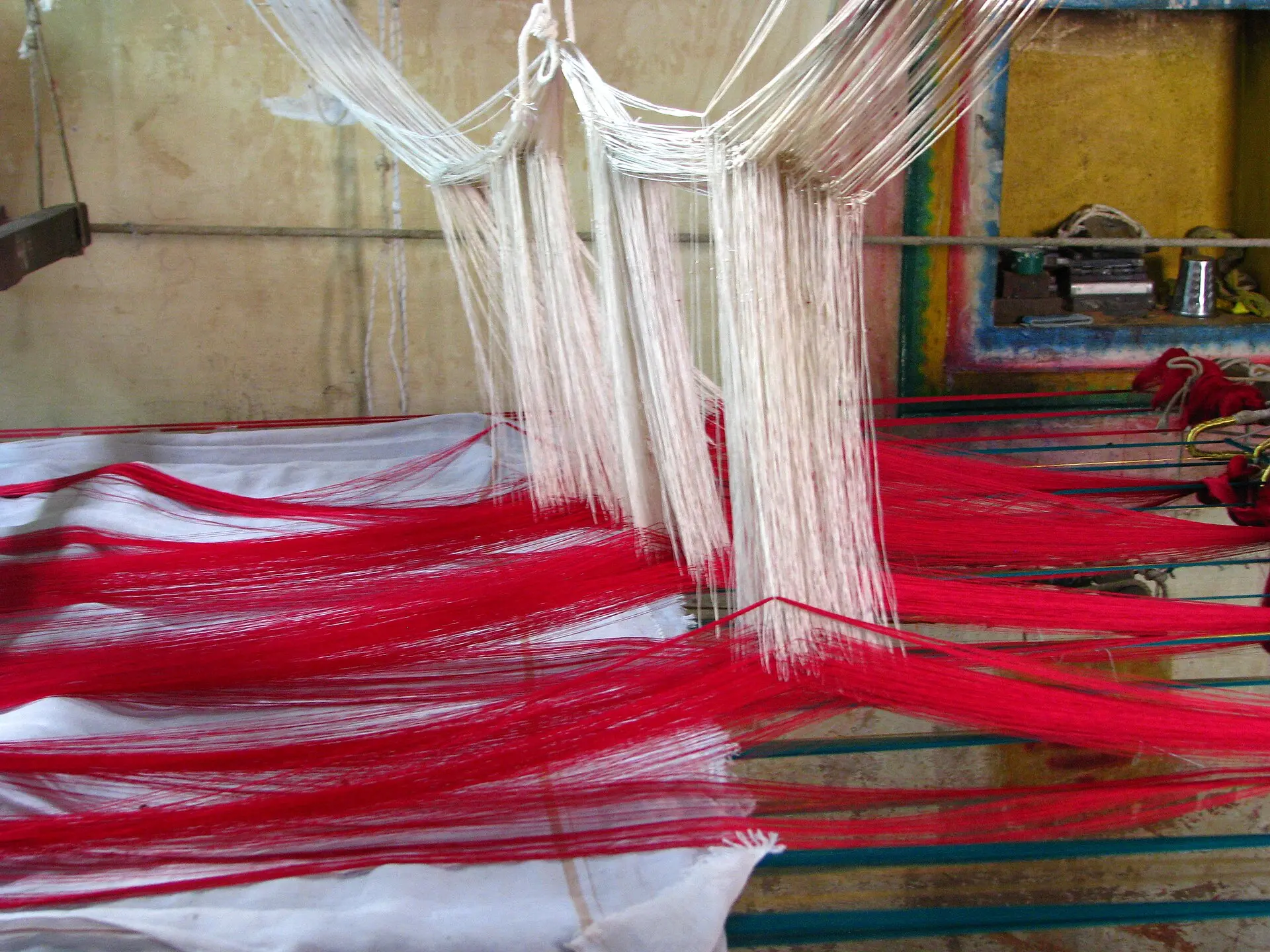 Traditional Indian textile craft studio and practical training